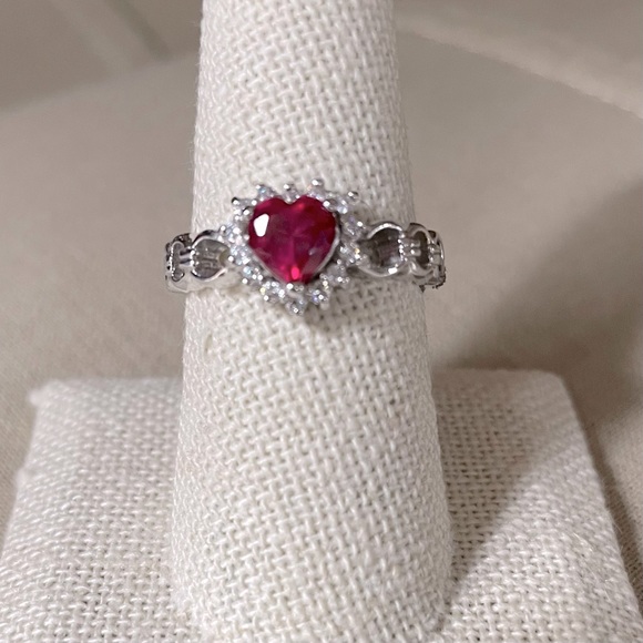 Jewelry - NEW Ruby Heart Ring